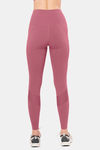 Amante High Rise Anti Microbial Leggings - Heather Rose — thumbnail 3